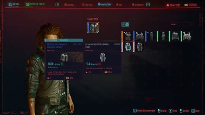 Cyberpunk 2077 – How to Change Clothes