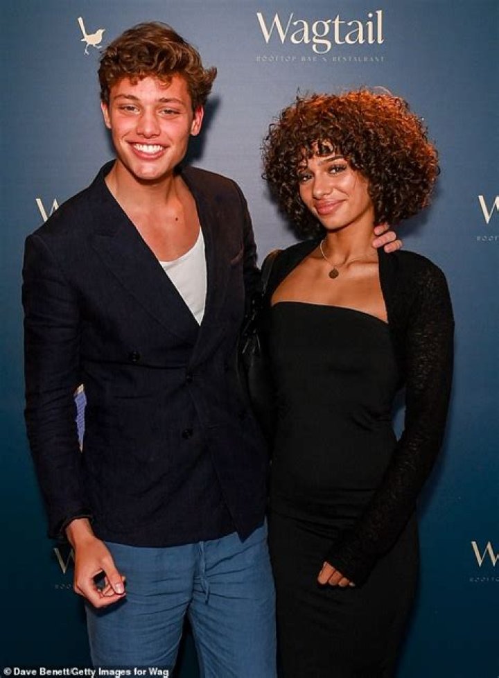 Jade Goody’s son Bobby Brazier cuts a smart figure as he steps out with girlfriend Liberty Love