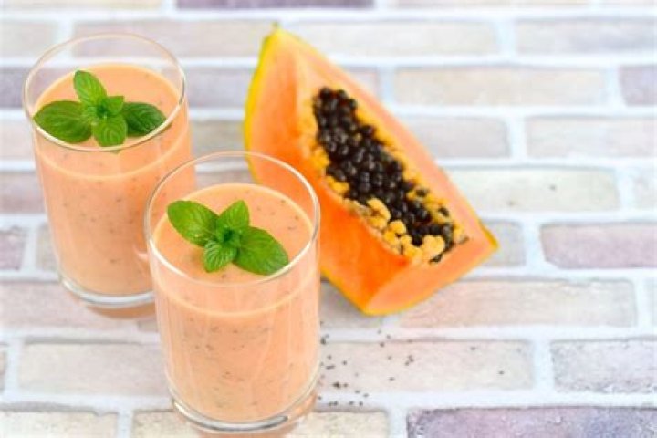 Papaya milk shake | Recipe | Food
