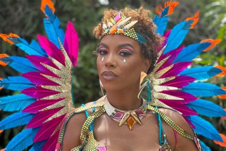 Sloane Stephens poses in stunning outfit at Jamaican carnival