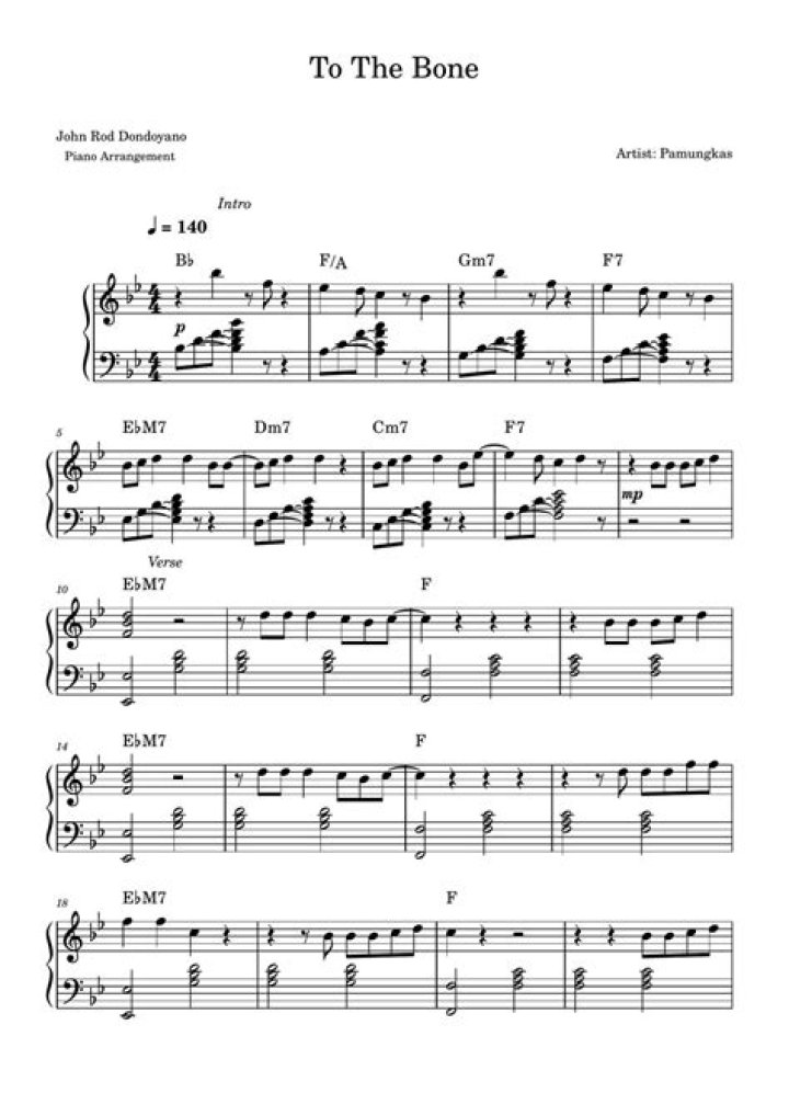 To The Bone by JT Music Chords and Melody